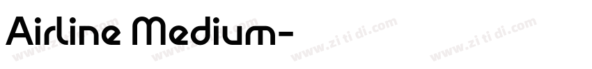 Airline Medium字体转换